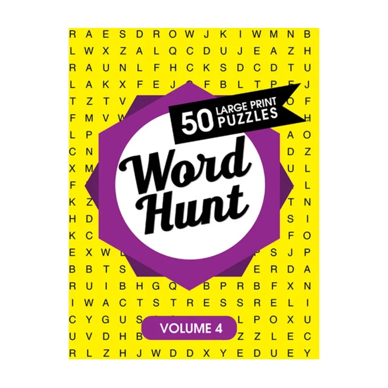 Word Hunt Large Print Volume 4 - Trade Paperback- Lifestyle - Games