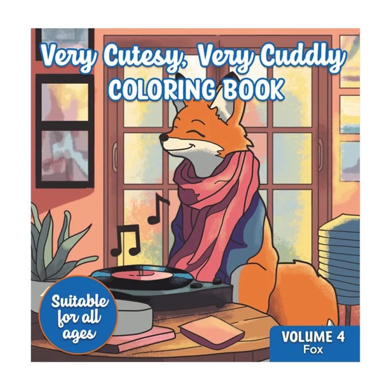 Very Cutesy, Very Cuddly Coloring Book Volume 4 Fox - Trade Paper - Art