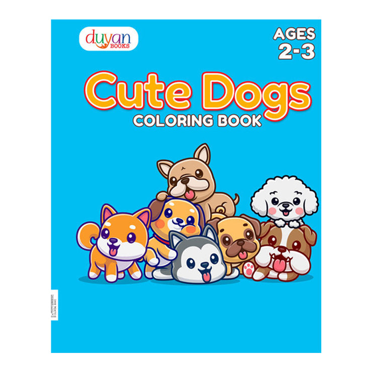 Cute Dogs Coloring Book Ages 2-3 Trade Paperback - Activity/Workbooks