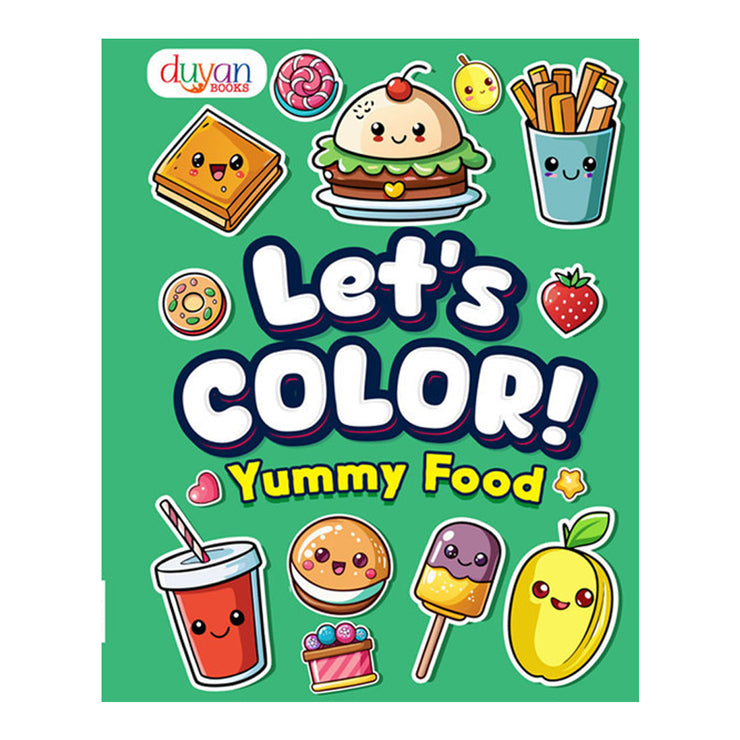 Let's Color: Yummy Food Trade Paperback - Activity/Workbooks