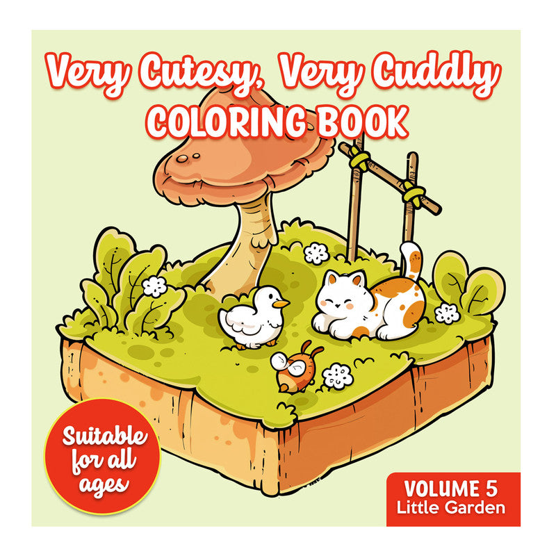 Very Cutesy And Very Cuddly Coloring Book Volume 5 - Trade Paperback
