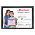 Adventurer Certificate Holder CH-4 A4, Black - Gifts Supplies