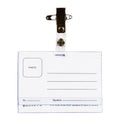 Long Life Id Jacket Horizontal With Hanger Big 10x7.3cm 45LL -  Id Holders & Lanyards