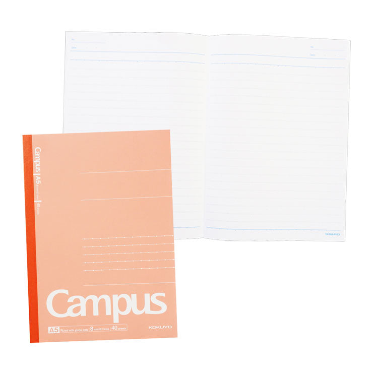 Campus Notebook A5 40 Pages Salmon Pink - School & Office Supplies