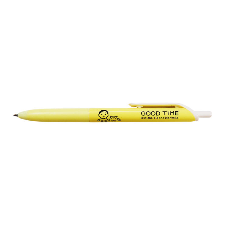 Campus Retractable Gel Pen Noritake Yellow Barrel Black Ink, 0.5mm WPB01-G05D-L1-Y - School Supplies