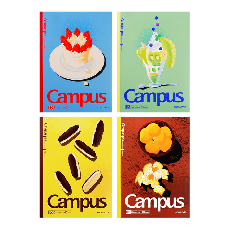 Campus Notebook Illustrator B5 40 Pages Hikari Masuko - School & Office Supplies
