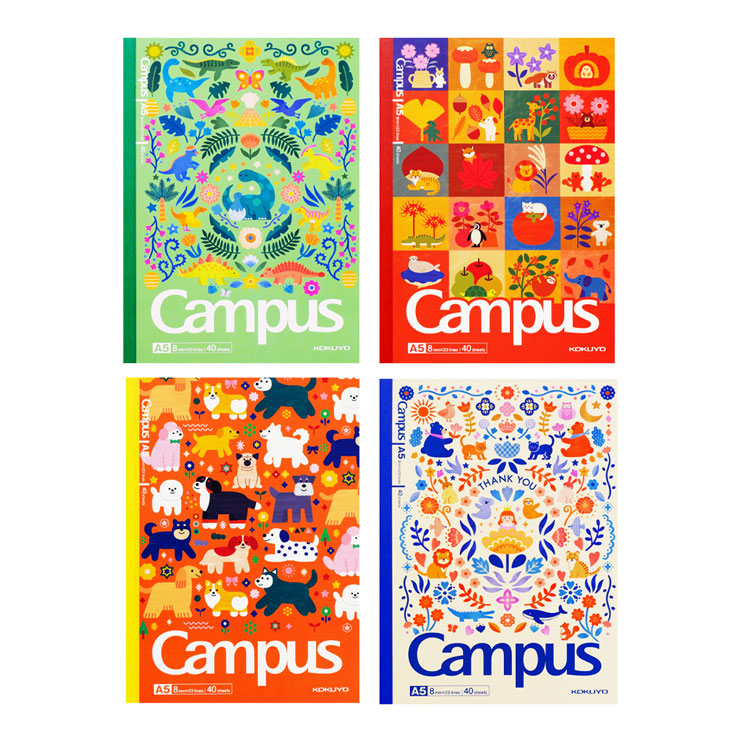 Campus Notebook Illustrator A5 40 Pages Mizuji - School & Office Supplies
