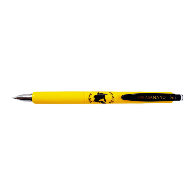 Zebra Sarasa Nano Gelpen Pokemon JJX72-PO-Y-Z Yellow 0.38mm