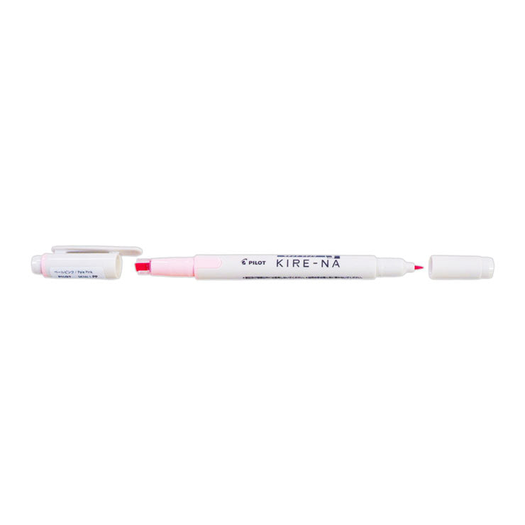 Pilot Kire-na Highlighter Pale Pink Dual Tip P-SKIW-1-PG - School & Office Supplies - Writing