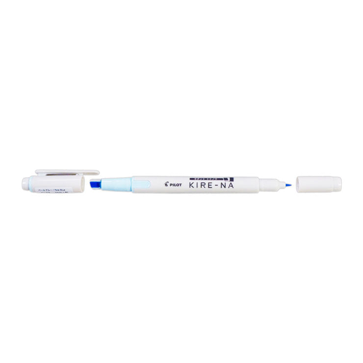 Pilot Kire-na Highlighter Pale Blue Dual Tip P-SKIW-1-PG - School & Office Supplies - Writing