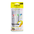 Pilot Kire-na Highlighter 5s Pink/Orange/Yellow/Green/Blue Dual Tip P-SKIWR24-1-5C1
