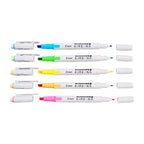 Pilot Kire-na Highlighter 5s Pink/Orange/Yellow/Green/Blue Dual Tip P-SKIWR24-1-5C1