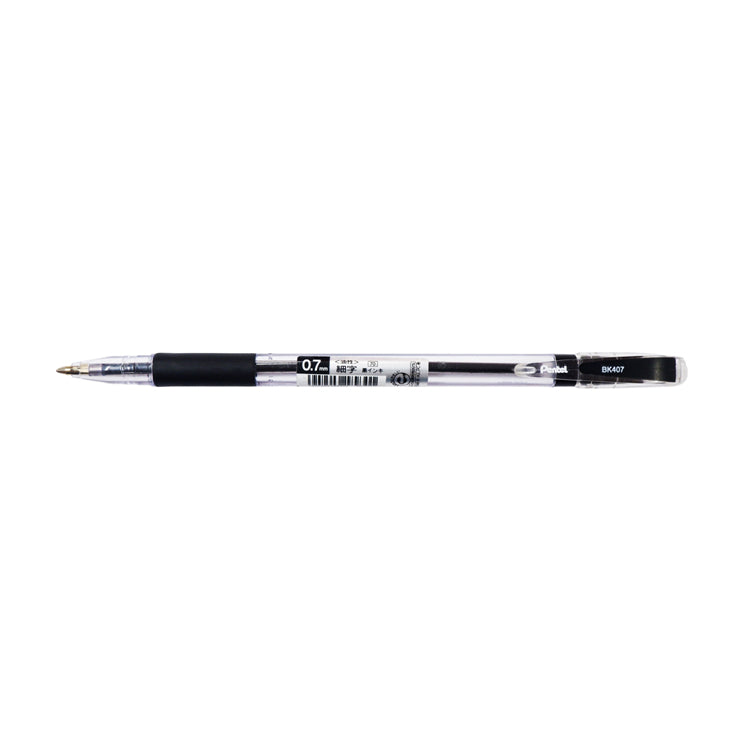 Pentel Ballpoint Pen Black 0.7mm BK407A - School & Office Supplies - Writing
