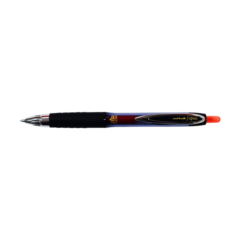 Uni Ball Signo Micro Retractable Gel Pen Red 0.5mm Umn-207 - School & Office Supplies - Writing