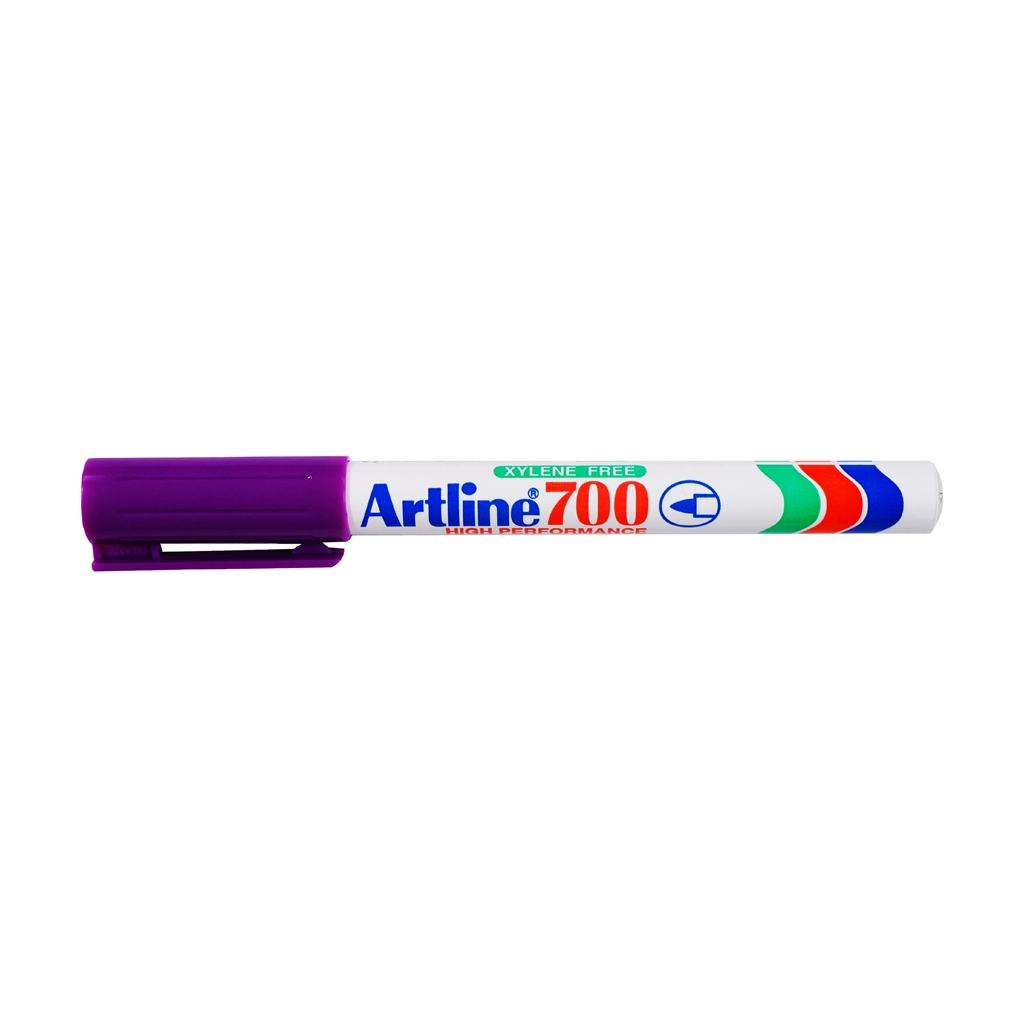 Artline Permanent Marker Purple XF 0.7mm EK700 - School & Office Supplies - Writing