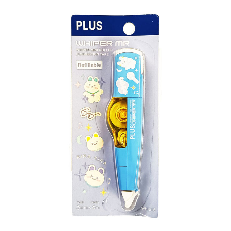 Plus Refillable Correction Tape Kawaii Kira-Kira WH-615 5mmx6mm