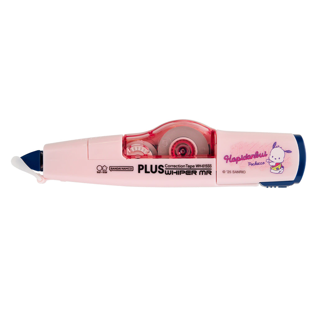 Plus Sanrio Refillable Correction Tape Wh-615Ss-AS Lpk 5mmx6m Light Pink Happidanbui Pochacco