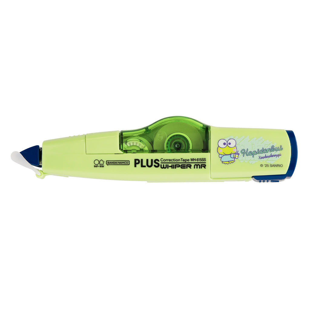 Plus Sanrio Refillable Correction Tape Wh-615Ss-AS Gr 5mmx6m Green Hapidanbui Keroppi