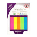 Snopake Index Tab Highlighters Pet 125Tabs 45X12mm