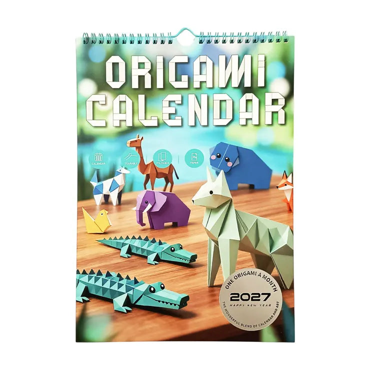 2027 Wall Calendar 240x340mm 12 Sheets (design may vary) - Paper Supplies
