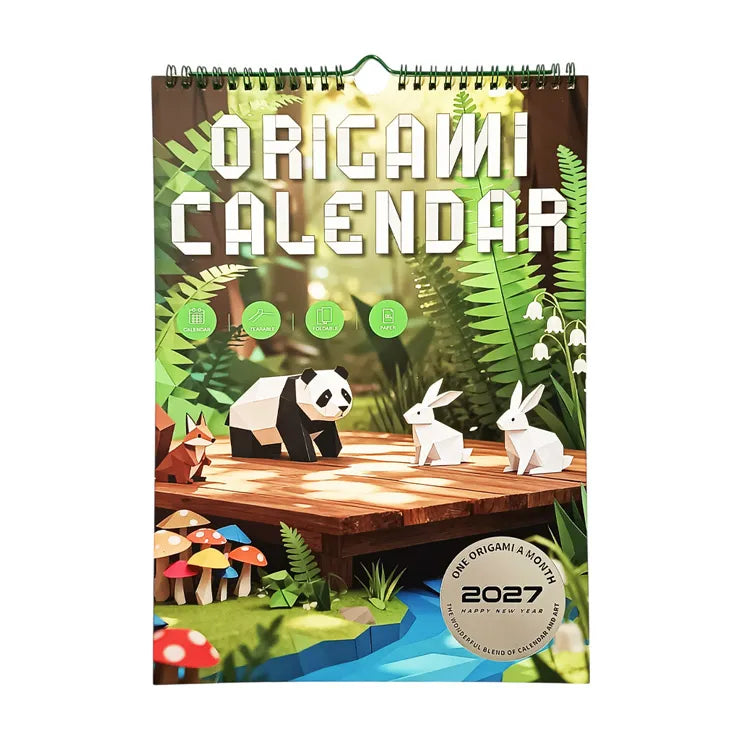 2027 Wall Calendar 240x340mm 12 Sheets (design may vary) - Paper Supplies