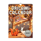 2027 Wall Calendar 240x340mm 12 Sheets (design may vary) - Paper Supplies