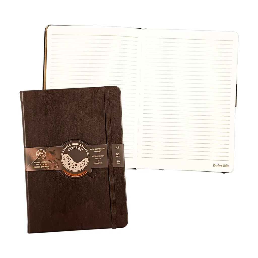 Premiere Notes Journal 148x210mm - Made out of Coffee Grounds (color may vary)