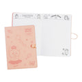 Upset Duck Padded Notebook NT-80B9375-A 148x210mm 96 Sheets Pink Thermal PU With Elastic Band