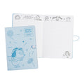Upset Duck Padded Notebook NT-80B9375-B 148x210mm 96 Sheets Blue Thermal PU With Elastic Band