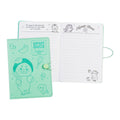 Upset Duck Padded Notebook NT-80B9376-C 120x169mm 96 Sheets Green Thermal PU With Elastic Band