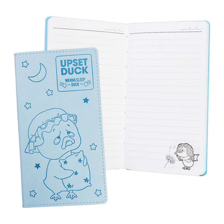 Upset Duck Padded Notebook NT-80B9377-B 95x180mm 80 Sheets Blue Thermal PU