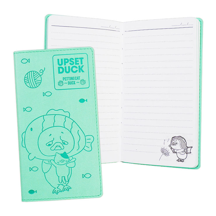 Upset Duck Padded Notebook NT-80B9377-C 95x180mm 80 Sheets Green Thermal PU