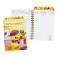 Upset Duck Spiral Notebook NT-80B9383-B 148x210mm 104 Sheets With 6 Tabs Frosted PP Cover