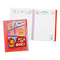 Upset Duck Spiral Notebook NT-80B9386-B 176x250mm 80 Sheets Red Soft PP Cover