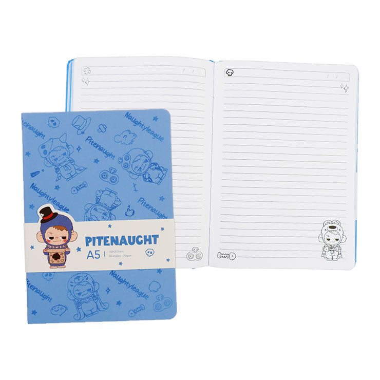 Pitenaught Journal Notebook NT-80B9389-C 148x210mm 96 Sheets Blue Thermal PU