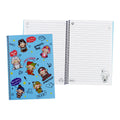 Pitenaught Spiral Notebook NT-80B9390-B 176x250mm 100 Sheets Blue Frosted PP