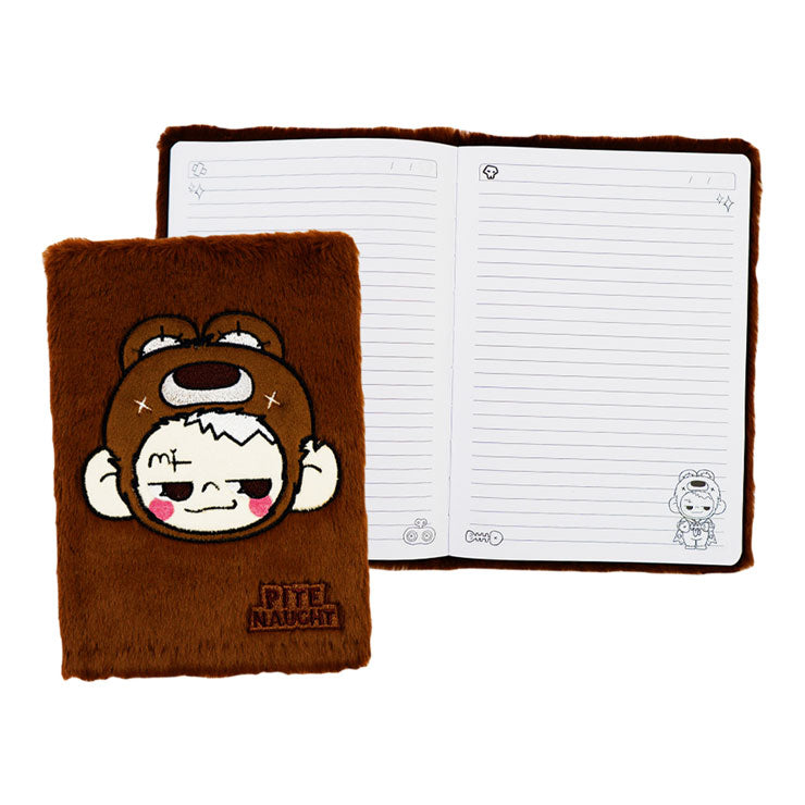 Pitenaught Fluffy Journal NT-80B9414-A 148x210mm 96S Brown
