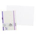 Annior Pastin Journal Notebook NT-80B9429-B 148x210mm 96 Sheets Purple Seeded Paper With Pen Loop and Elastic Band