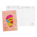 Upset Duck Journal Notebook NT-80B9437-B 148x208mm 96 Sheets Pink Thermal PU