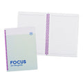Annior Pastin Soft Spiral Notebook NT-80B9439-C 176x250mm 80 Sheets Blue Color Edge