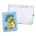 Upset Duck Journal Notebook NT-80B9456-C 148x210mm 96 Sheets Blue Fabric Cover With Pen Loop