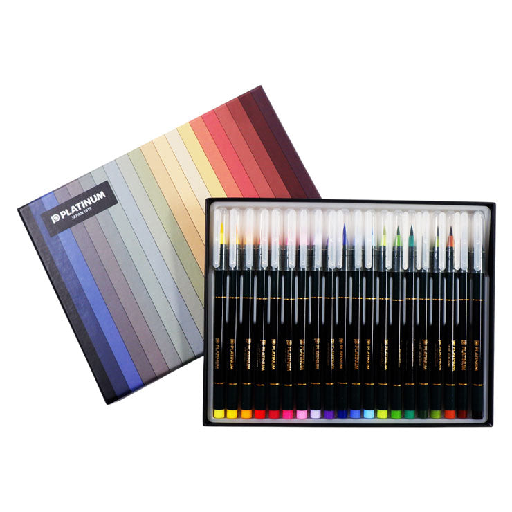 Platinum Brush Pen CF-88 Diversity 20 Colors