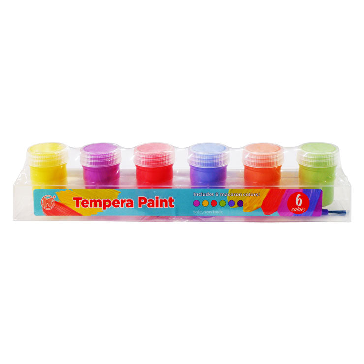 Xingda Tempera Paint C3-20M 6 Pastel Colors 20g - Arts & Crafts Supplies