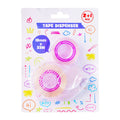 Johnshen Tape Dispenser MF913502-P Purple with Tape - Desk Accessories & Organization