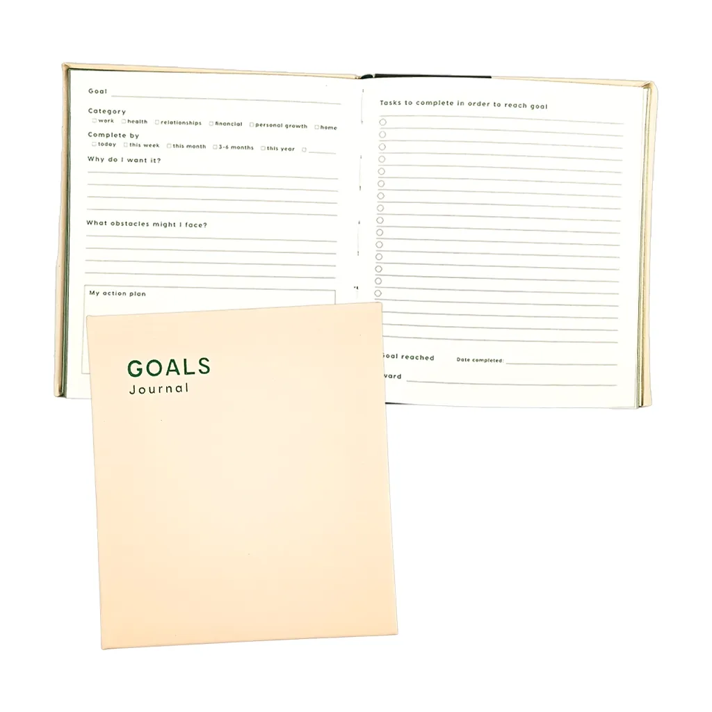 Premiere Notes Goals Journal 16.5x18.5cm 96 Sheets - Green