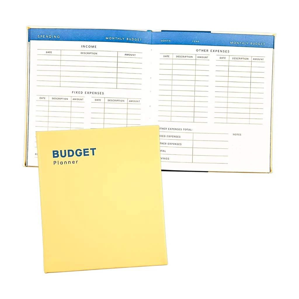 Premiere Notes Budget Journal 16.5x18.5cm 96 Sheets - Cream
