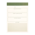 Premiere Notes Mindfulness Daily List Pad 14.8x21.0cm 60 Sheets - Paper Supplies