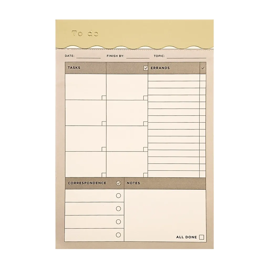 Premiere Notes To-Do Notepad 15.5x22.8cm 60 Sheets