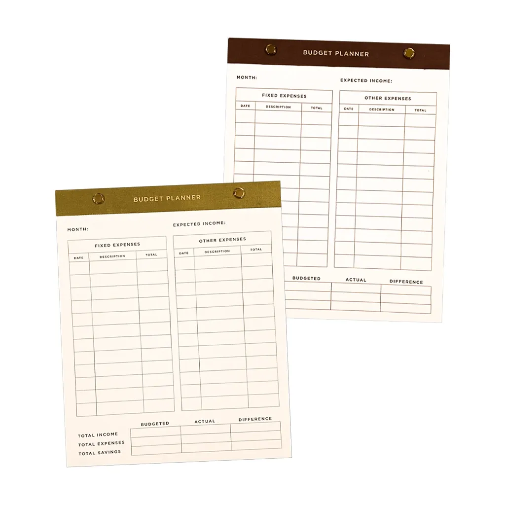 Premiere Notes Monthly Budget List Pad 20.0x25.0cm 60 Sheets