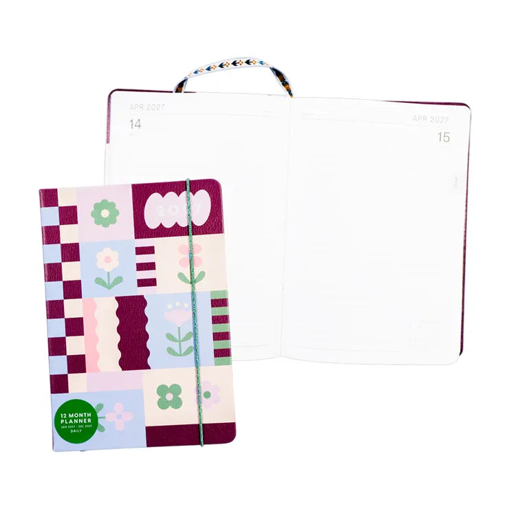 2027 Daily Planner PU Hard Cover 142x205mm